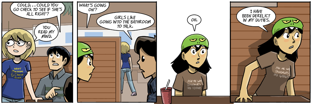 dina has never seen any sitcoms