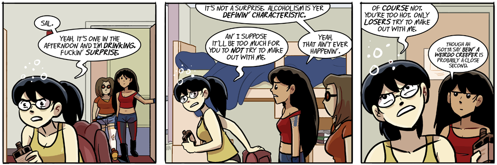 billie's at her worst -- whoops, time for sal to drop in!