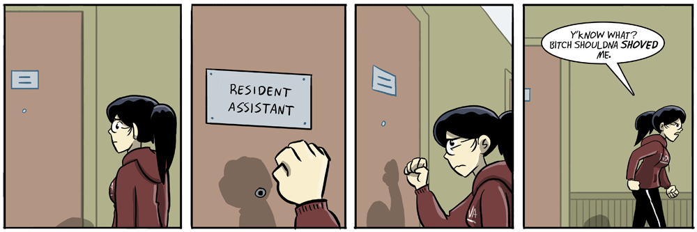 also maybe not blackmailed and tripped and clotheslined...