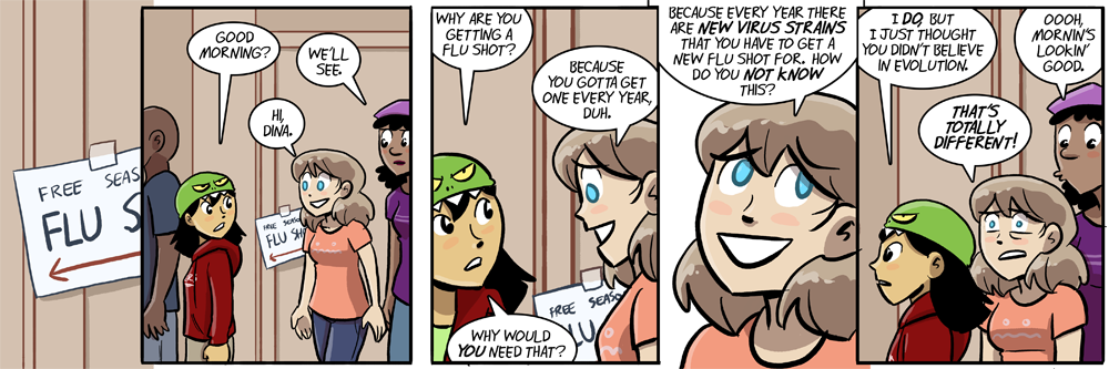 why webcomic's milkshake brings all the creationists to the yard