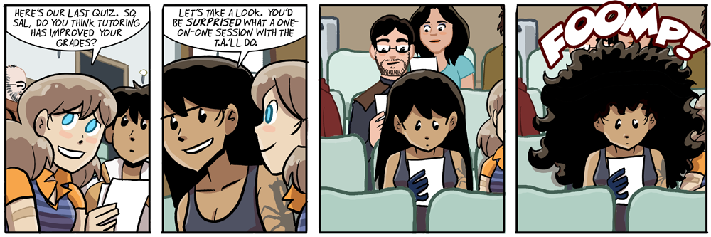 so that's where all that shower stall hair is coming from