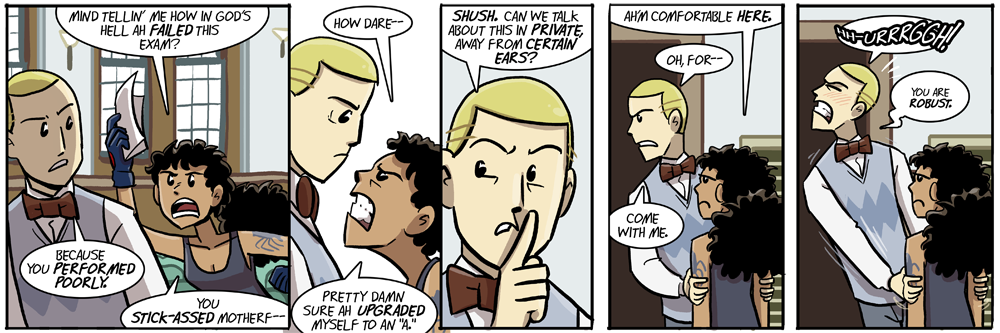 sal always carries a scrunchy in case of hair emergencies