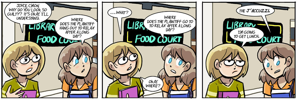 google tells me someone already used this wordplay, but i went with it anyway - oh no, joyce's dumb joke isn't entirely new