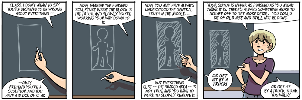 SPOILERS: nobody gets hit by a truck