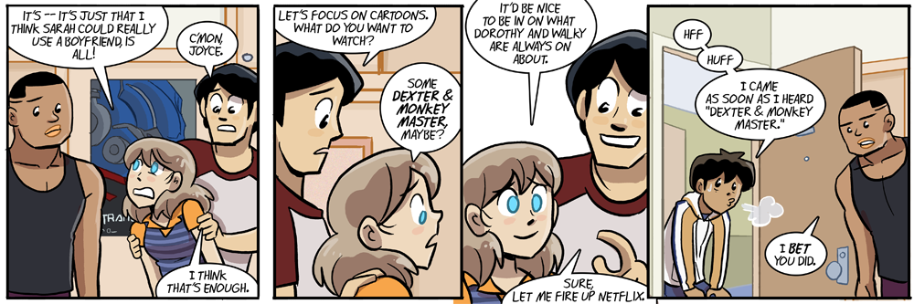 i just flew in from dorothy's room and boy are my balls tired