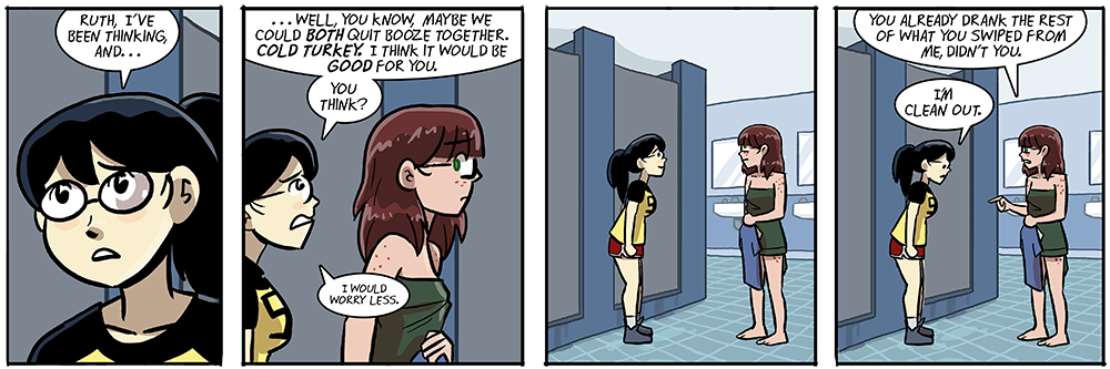 first step of quitting alcohol: drink all your booze