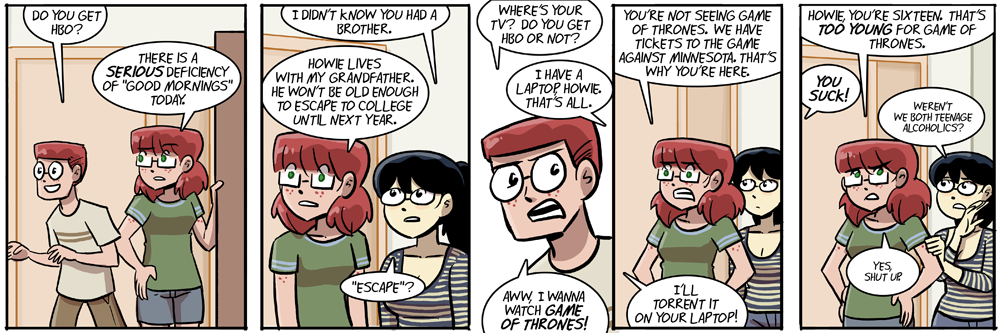 howard is determined to see a booby