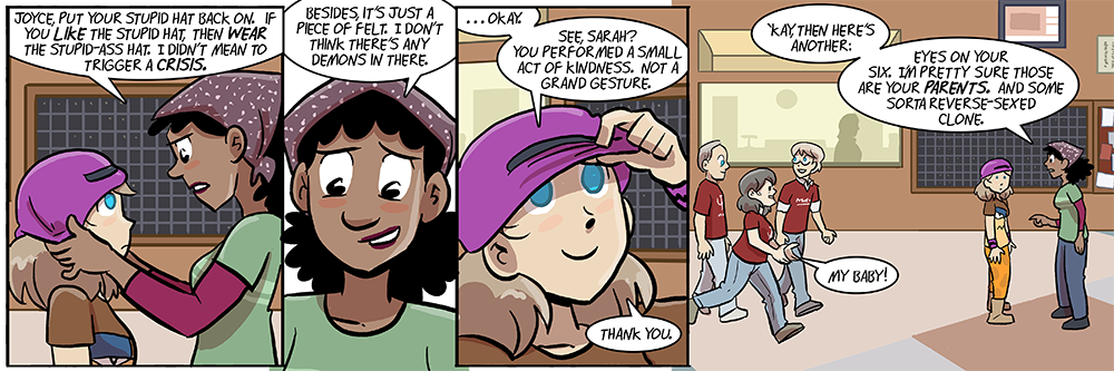 panel three: most adorable joyce ever