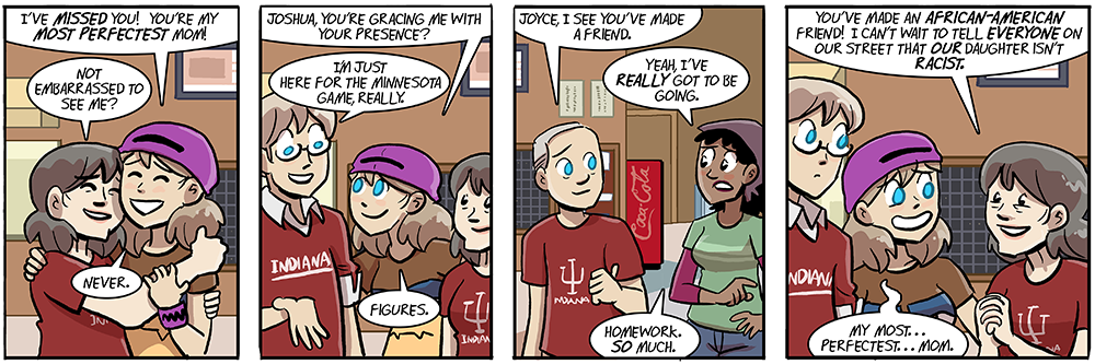 in case the visual cues somehow went over your head, joshua is one of joyce's older siblings