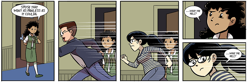 the plot is always weirder on the other side of the fence