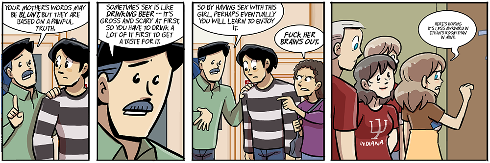 lick her before beer, you're in the clear