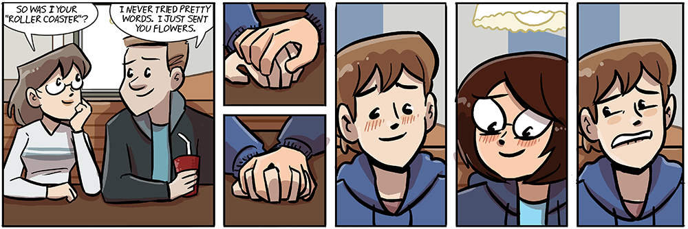 the wilcoxes can't bring themselves to directly compliment their son, so they change the subject back to themselves