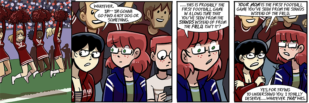 YOUR MOM doesn't make mom jokes that make sense, also she's dead, also your dad, sorry about that, again