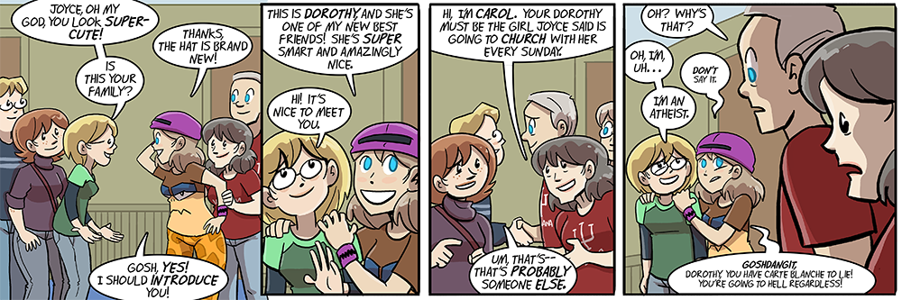 panel two: look at them, my precious babies!!!!