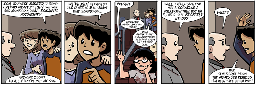 the males on linda's side of the family are apparently well-noggined