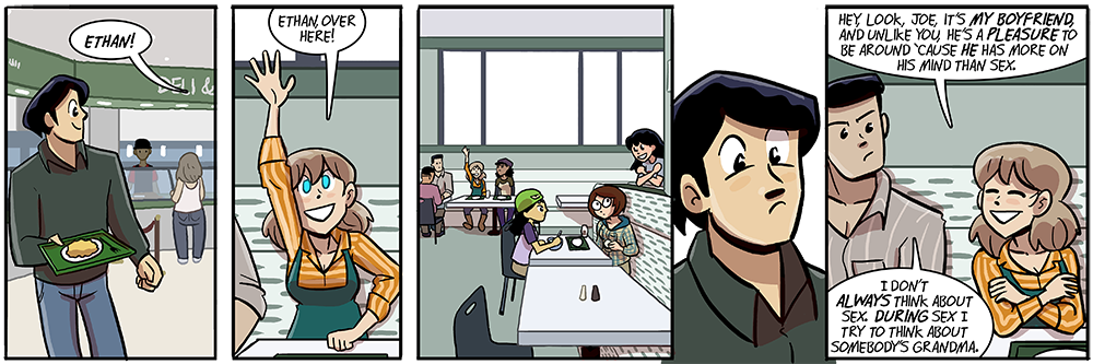 that moment where you realize a wide shot of a room full of chairs and tables is necessary for storytelling