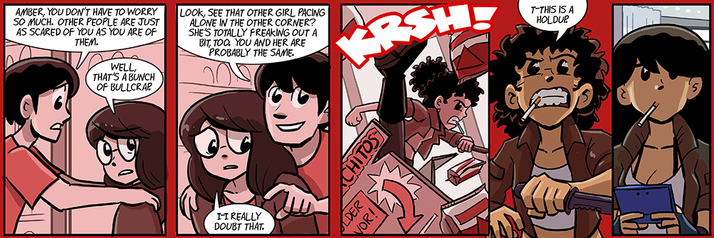 it is rough to draw a thirteen-year-old sal whose adorableness doesn't overwhelm her supposed badassery