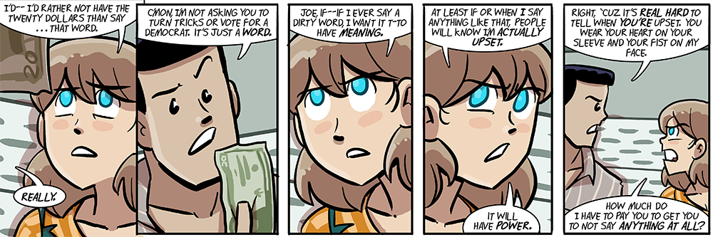 joyce's response here went over better when i gave it in high school than it did here with joe