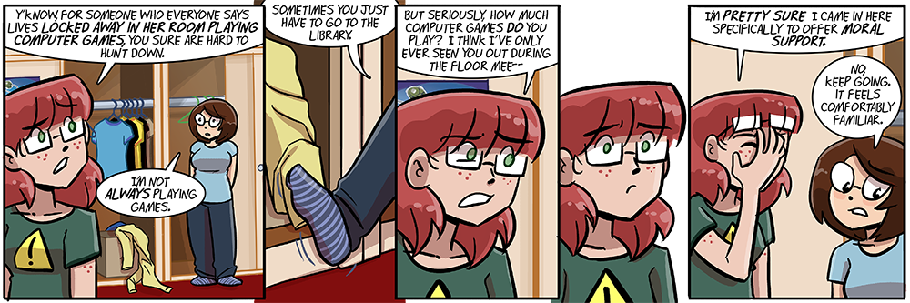 i'm glad to be writing both ruth and amber interacting with folks they usually don't