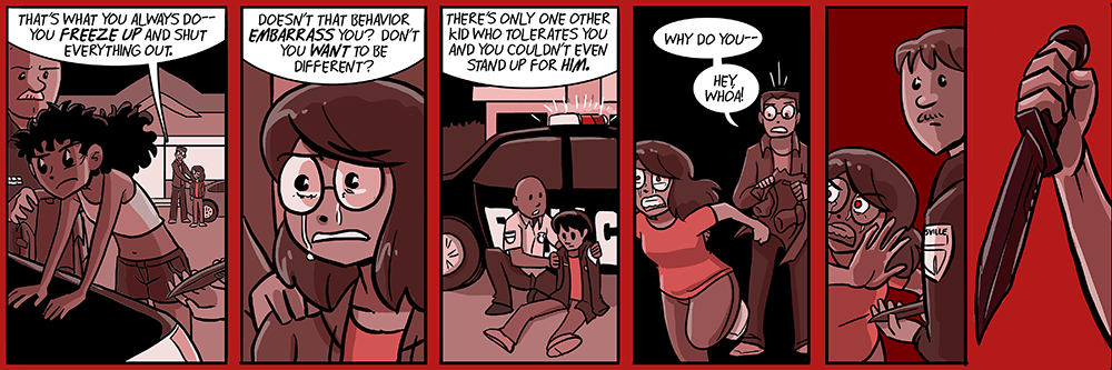 oooooo knife-wielder fake-out!