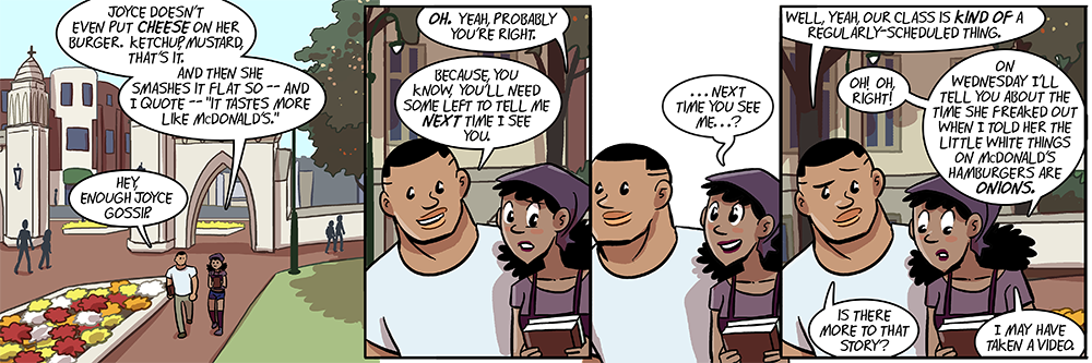 believe me, sarah isn't gonna run out of joyce stories