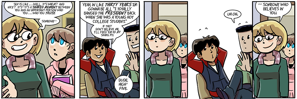 joyce is secretly thinking 'yeah these are some great platitudes but tell me about the dingdong-and-veevee stuff'