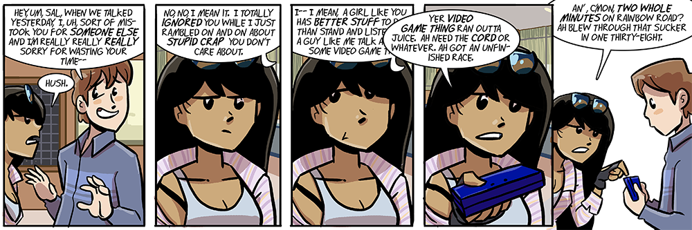 always keep your interactions with danny brief