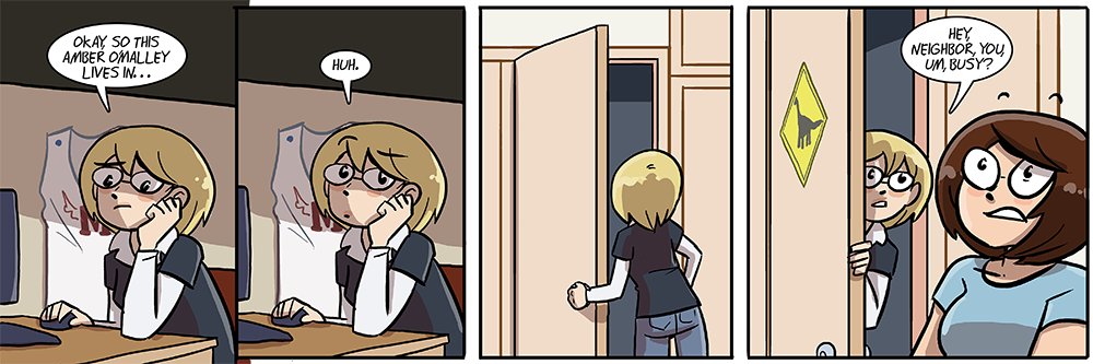 of course, if you've read Walky Performs A Sex, you knew they were neighbors already