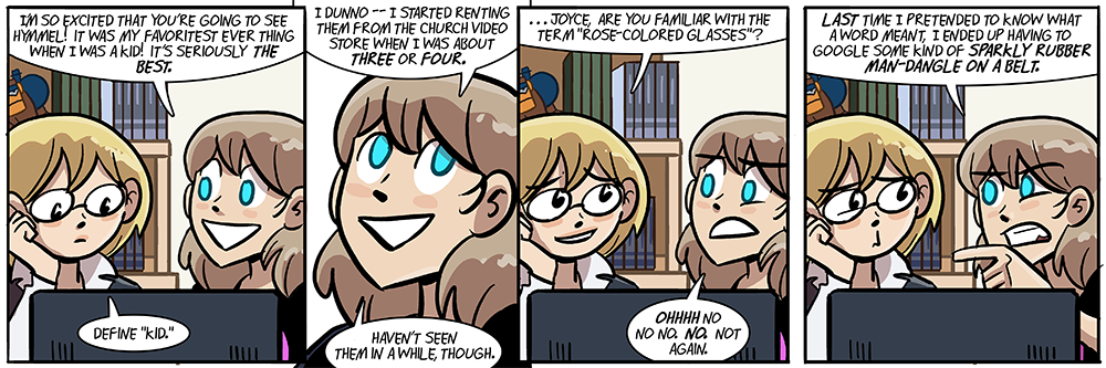 'and they were insufficiently sparkly!'