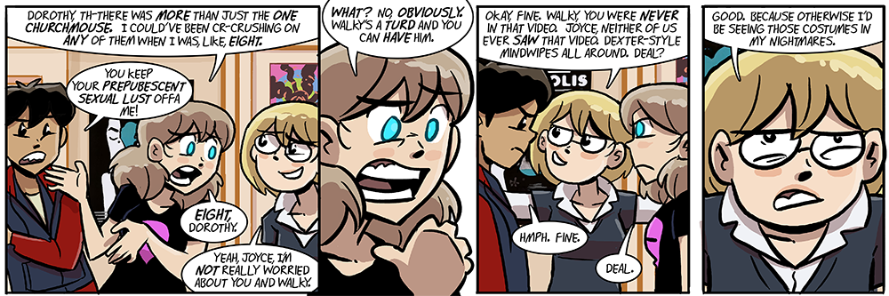 for funsies pretend panel three is about Walky Performs a Sex