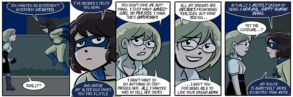 amber's map to normalcy is like one of those family circus sunday strips with the dotted line following billy around the neighborhood