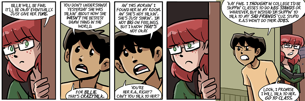 walky might not know what a kegstand is exactly, but i'm sure billie does