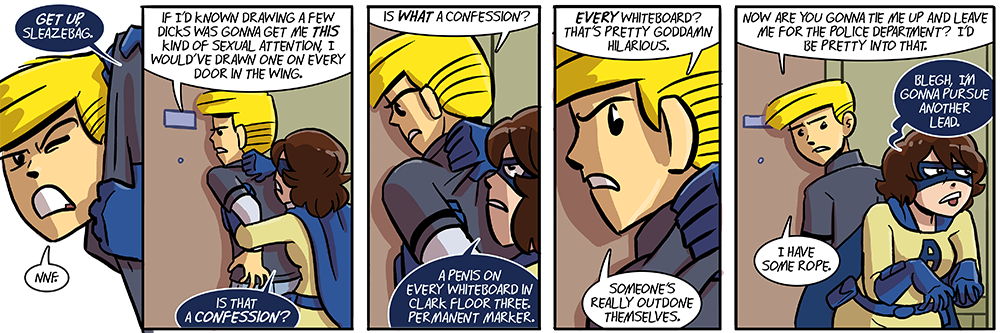 'aww, don't leave me hanging -- i mean, you can literally leave me hanging, suspended and bound, but you know what i mean'