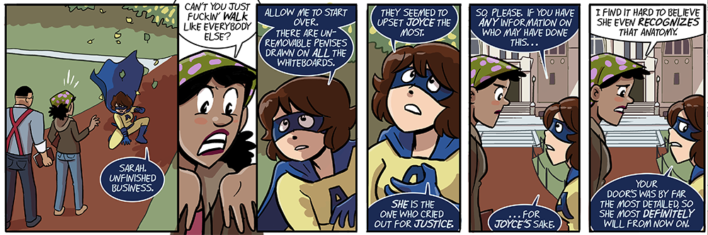 if you can't jump out of a tree while starting a conversation, why even bother