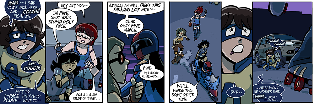 it took me this long to actually draw marcie on her skateboard