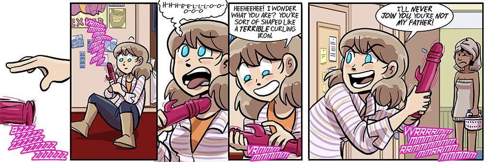 coulda retreaded an old it's walky! gag, thought about it, but i didn't