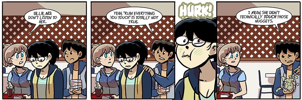 like a version of midas that turns everything he touches into vomit