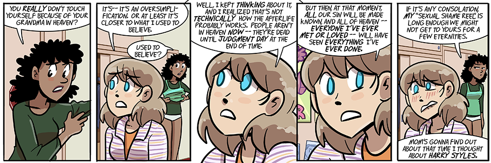 it's not a david willis comic without a heavy dosage of neurotic sexual shame