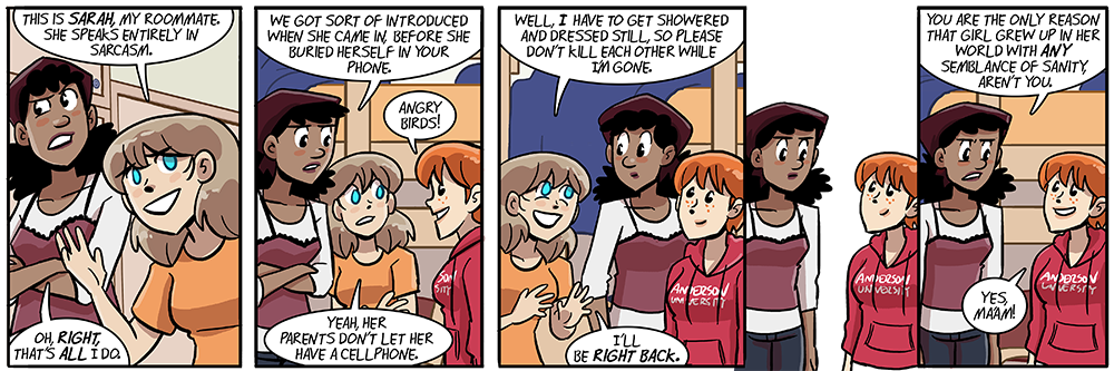 yer not 'zactly snow white yerself, sister