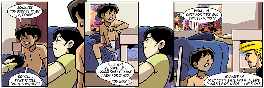 and don't wear stuff that's practically the same color as your skin, weirdo