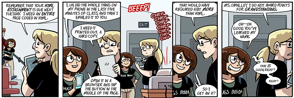 alex only gets to show up once every odd-numbered book