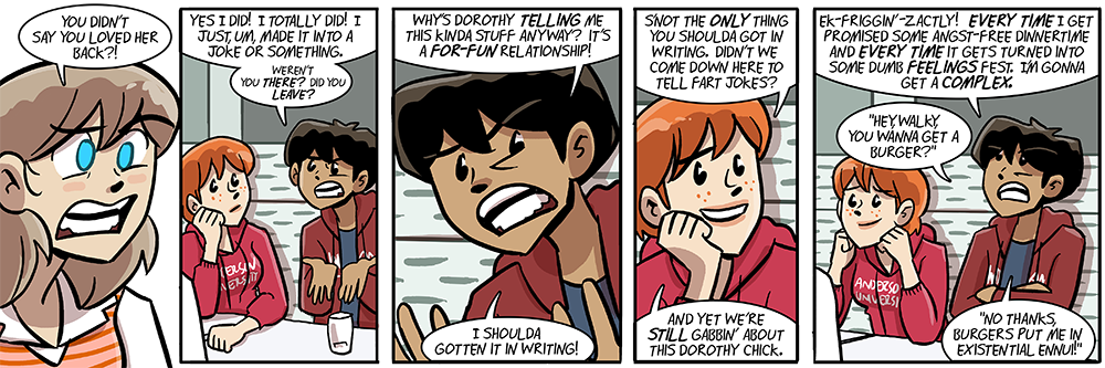 'walky why are you drinking that vitamin paste' 'AVOIDING FEELS'