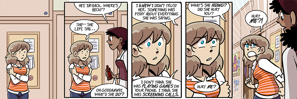 if there's one constant, it's sarah assuming the worst of people