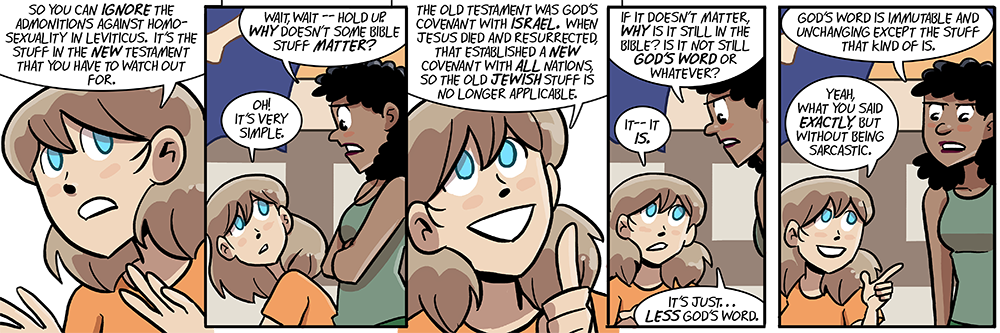 dumbing of age cast page now includes becky's leg
