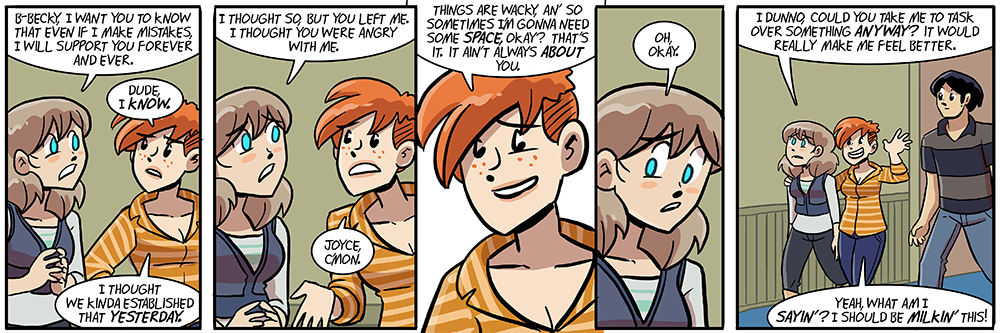 becky's new haircut is kind of a pain to draw but WORTH IT i guess