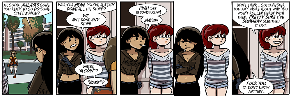 carla you implied you'd stop being insufferable once you figured it out, c'mon