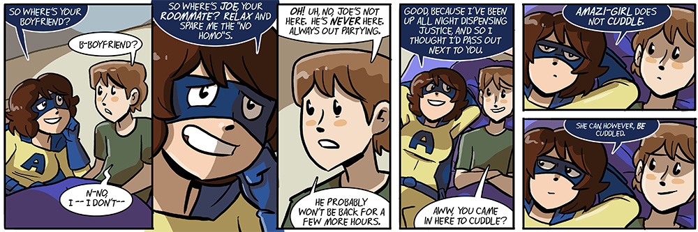 superheroes can never be the big spoon