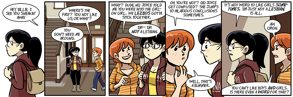 becky chased after billie because she was concerned with her bye visibility