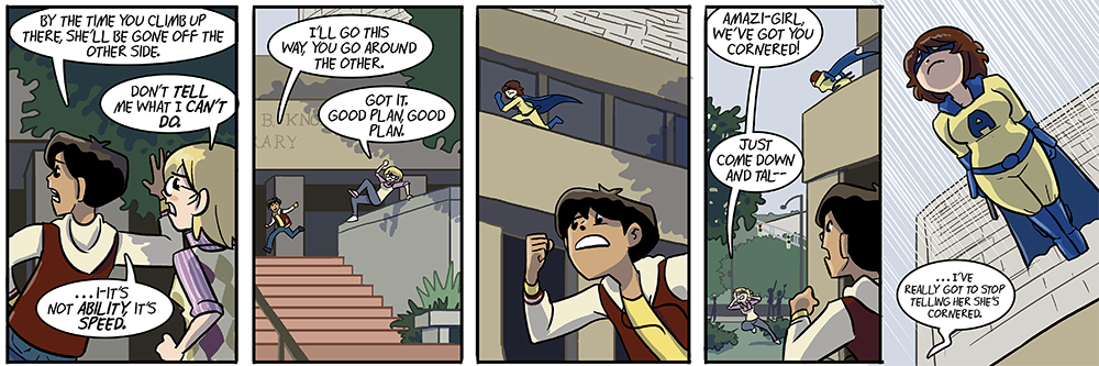 i could draw this chase scene for basically forever, it's super fun