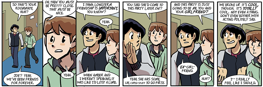 by 'caped stuff' ethan means she's doing magic tricks in the quad